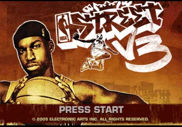 NBA Street V3 screen shot title